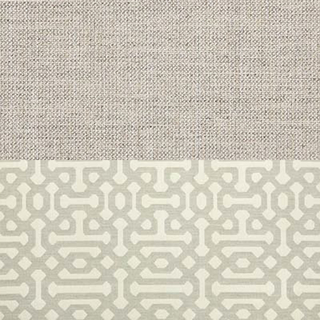 Cast Silver and Fretwork Pewter Sunbrella Outdoor Fabric