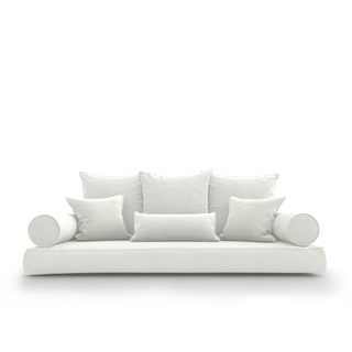 Sunbrella Canvas White Cushion Collection