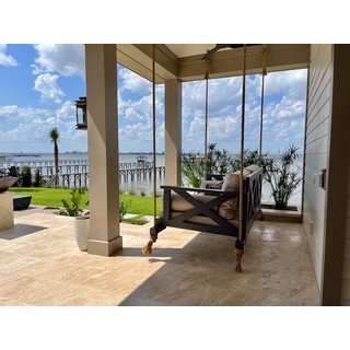 Charleston Bed Swing on Charleston Harbor