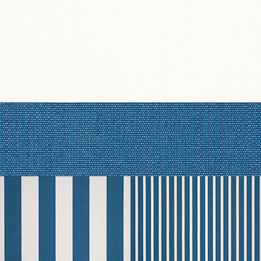 Sunbrella Caban Regatta, Shore Regatta, and Canvas Regatta with Canvas White Base