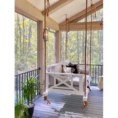 Charleston Boxy Bed Swing Side View